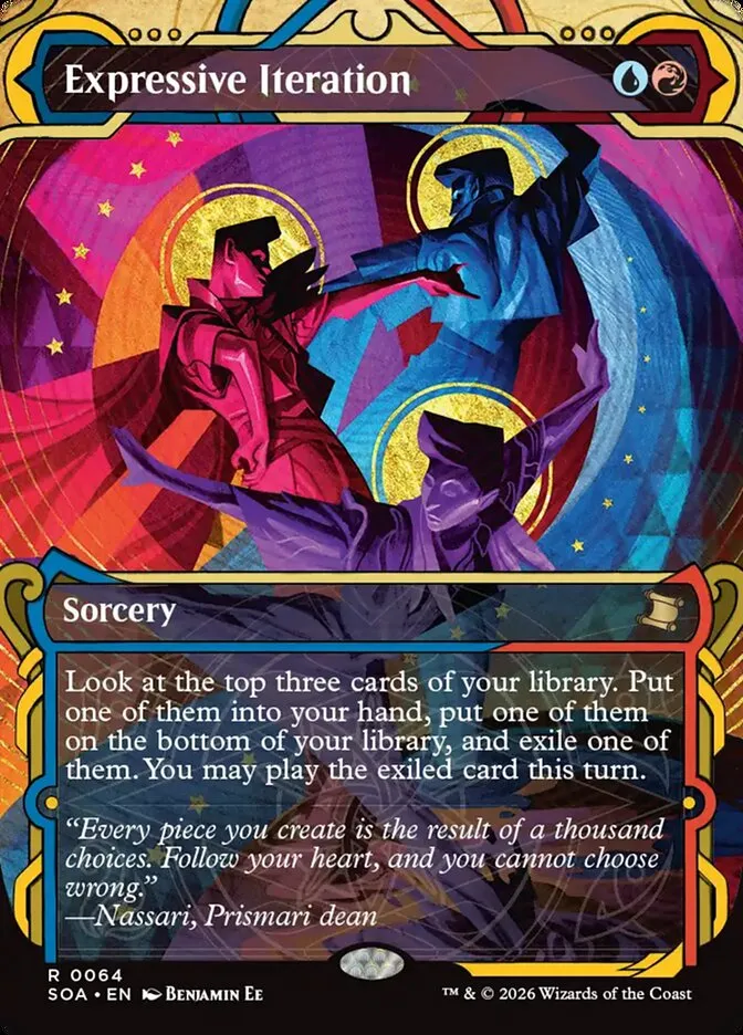2026 Secrets of Strixhaven Mystical Archive Expressive Iteration #64 rare card image