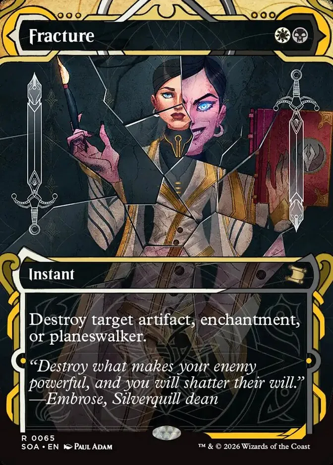 2026 Secrets of Strixhaven Mystical Archive Fracture #65 rare card image