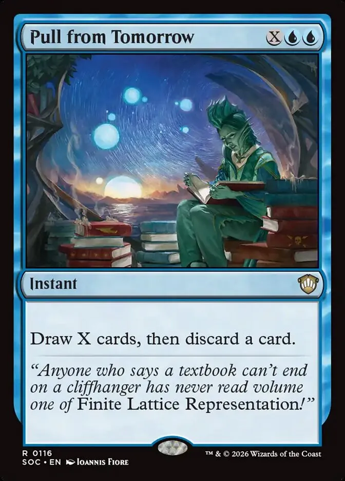 2026 Secrets of Strixhaven Commander Pull from Tomorrow rare #116 rare card image