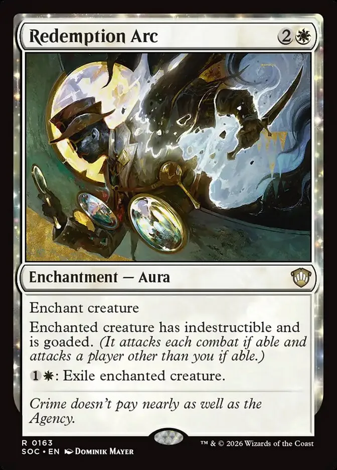 2026 Secrets of Strixhaven Commander Redemption Arc #163 rare card image