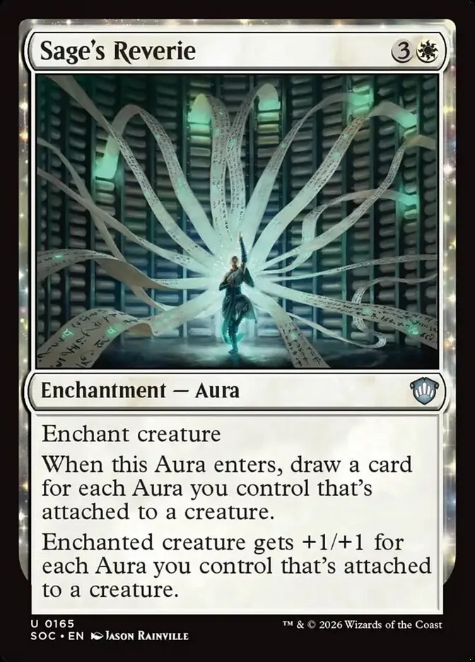 2026 Secrets of Strixhaven Commander Sage's Reverie uncommon #165 uncommon card image