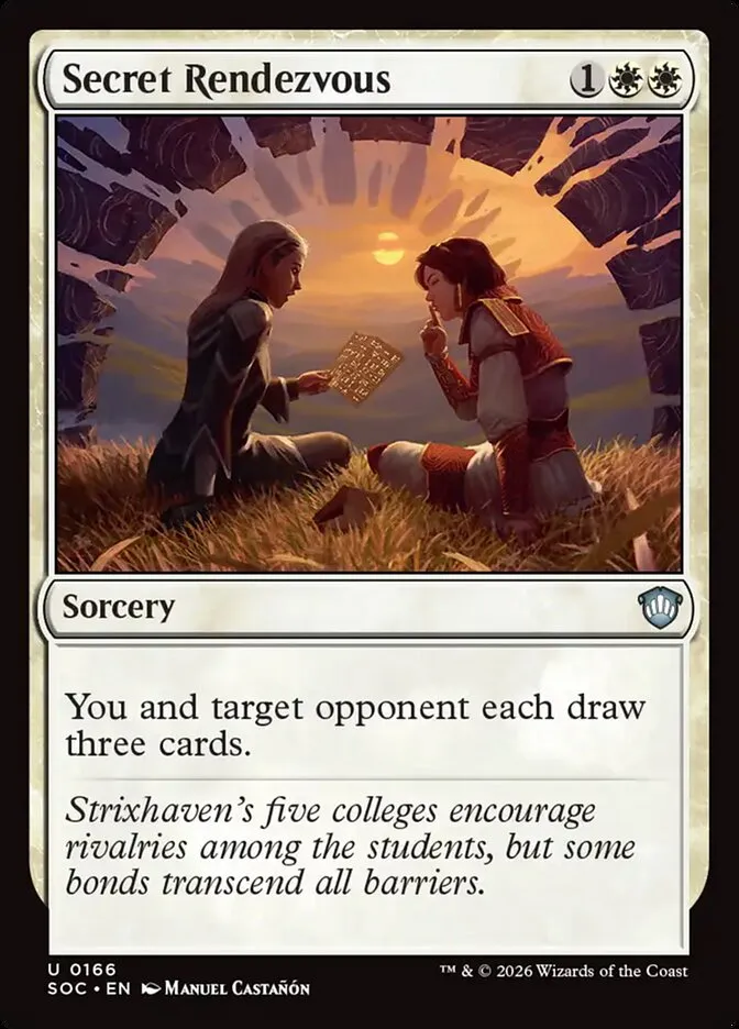 2026 Secrets of Strixhaven Commander Secret Rendezvous uncommon #166 uncommon card image
