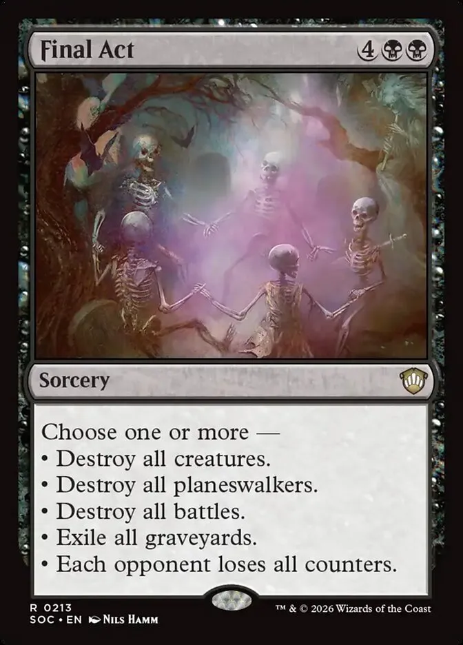 2026 Secrets of Strixhaven Commander Final Act #213 rare card image