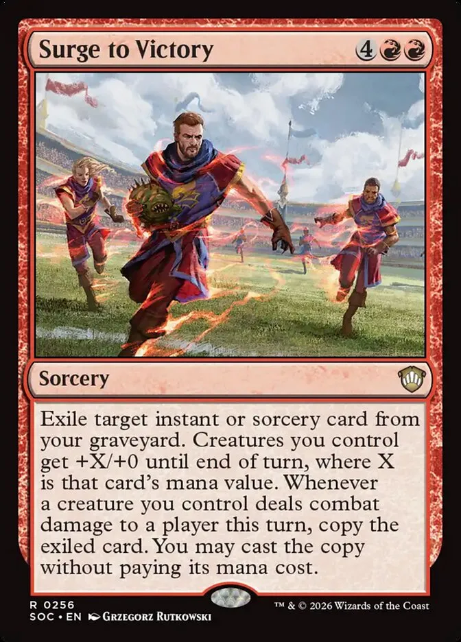2026 Secrets of Strixhaven Commander Surge to Victory #256 rare card image