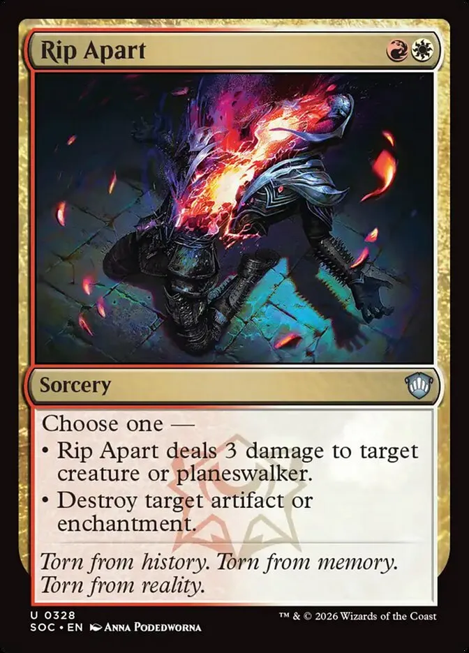 2026 Secrets of Strixhaven Commander Rip Apart uncommon #328 uncommon card image