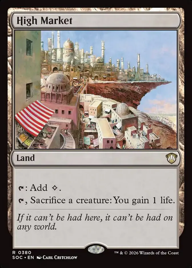 2026 Secrets of Strixhaven Commander High Market #380 rare card image