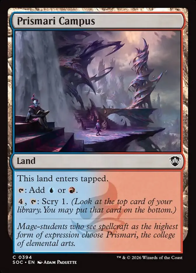 2026 Secrets of Strixhaven Commander Prismari Campus common #394 common card image