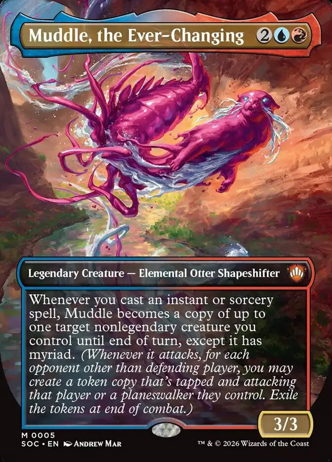 2026 Secrets of Strixhaven Commander Muddle, the Ever-Changing mythic #5 mythic card image