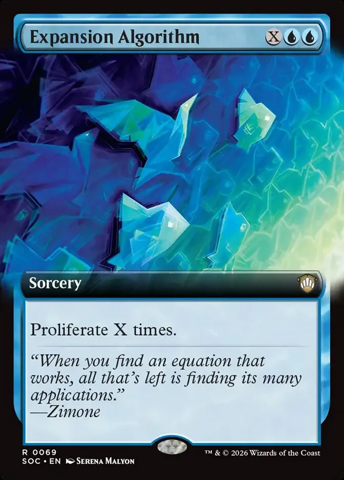2026 Secrets of Strixhaven Commander Expansion Algorithm rare #69 rare card image