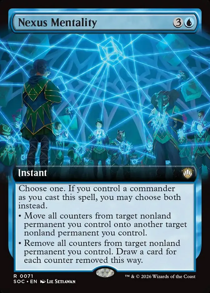 2026 Secrets of Strixhaven Commander Nexus Mentality rare #71 rare card image