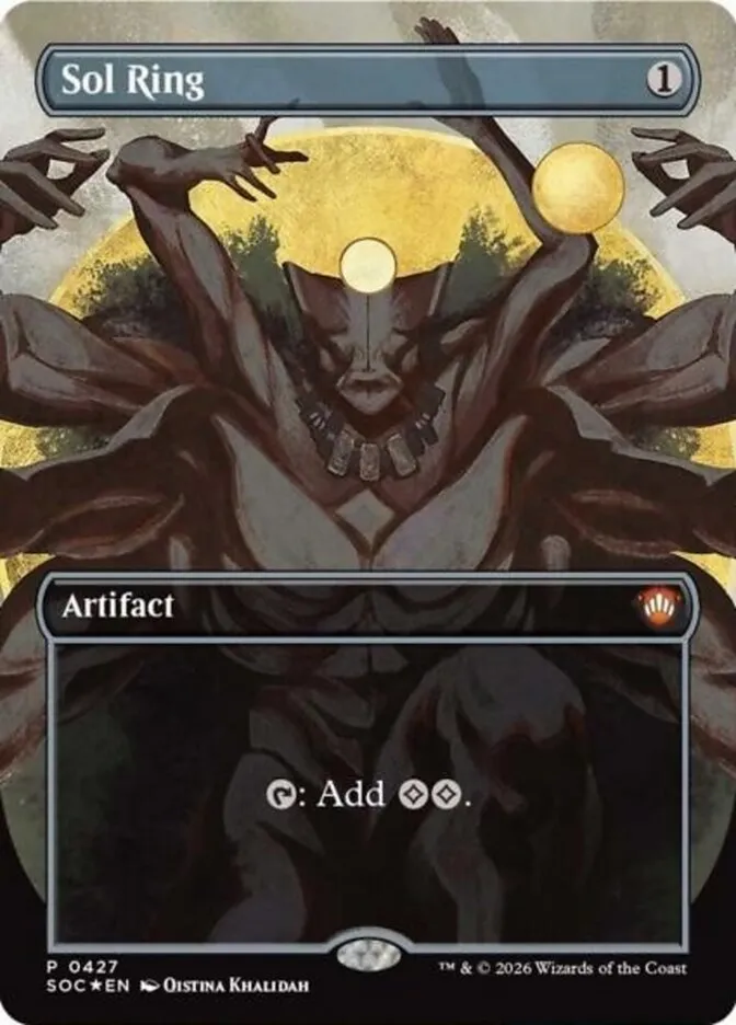 2026 Secrets of Strixhaven Commander Sol Ring mythic #427 mythic card image