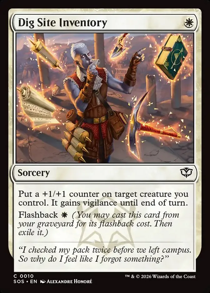 2026 Secrets of Strixhaven Dig Site Inventory common #10 common card image