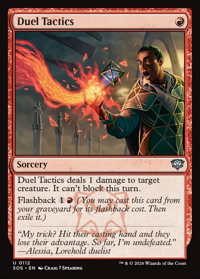 2026 Secrets of Strixhaven Duel Tactics #112 uncommon card image