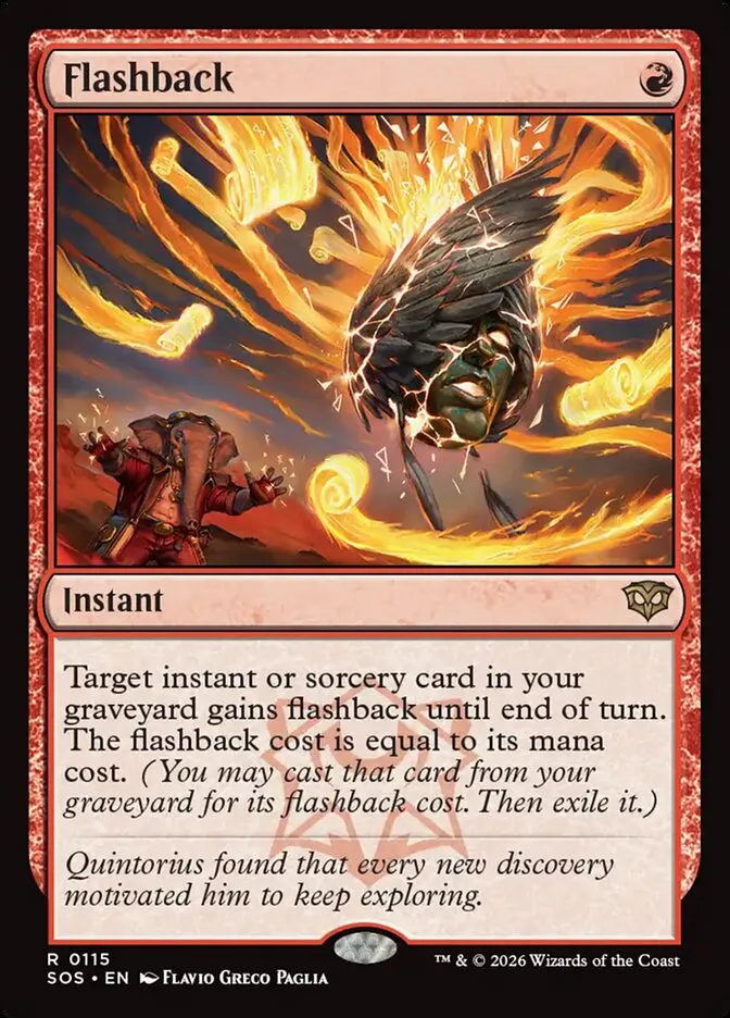 2026 Secrets of Strixhaven Flashback #115 rare card image