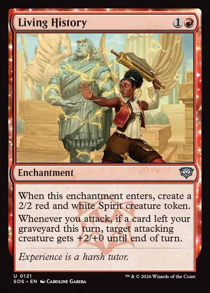 2026 Secrets of Strixhaven Living History #121 uncommon card image