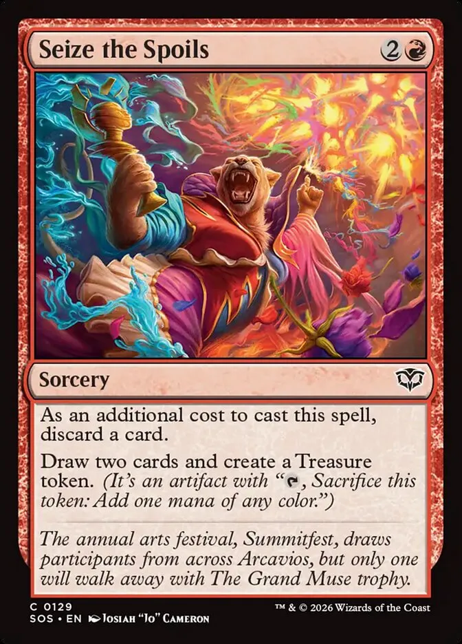 2026 Secrets of Strixhaven Seize the Spoils #129 common card image