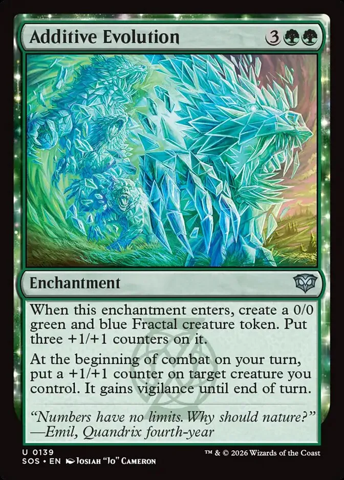 2026 Secrets of Strixhaven Additive Evolution uncommon #139 uncommon card image