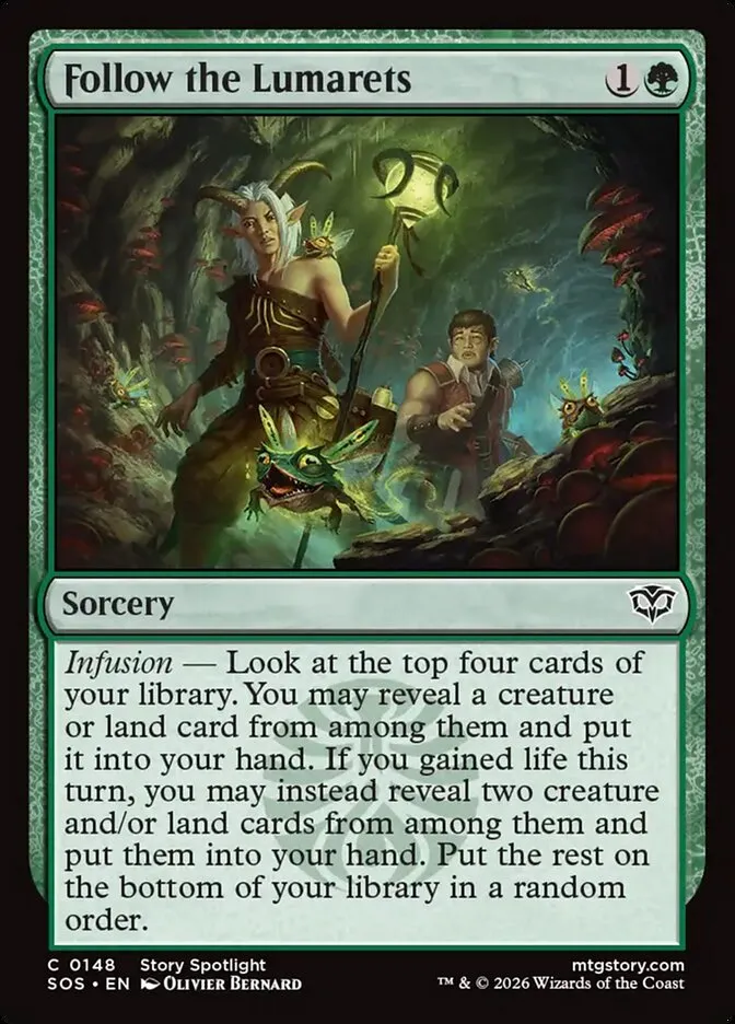 2026 Secrets of Strixhaven Follow the Lumarets #148 common card image