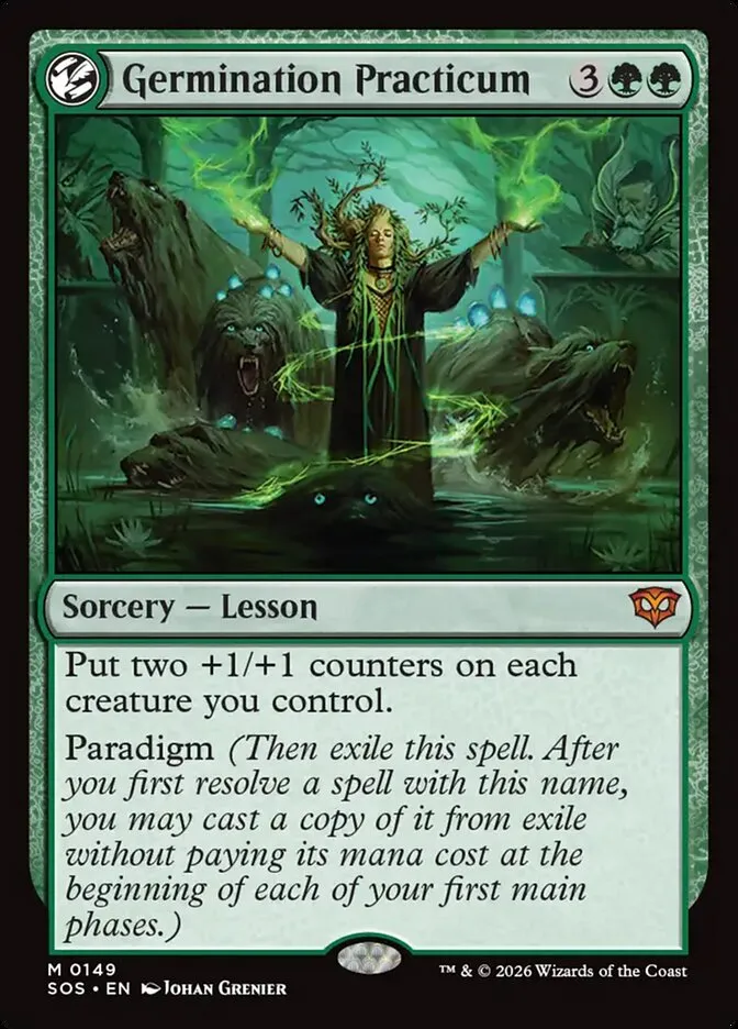 2026 Secrets of Strixhaven Germination Practicum mythic #149 mythic card image
