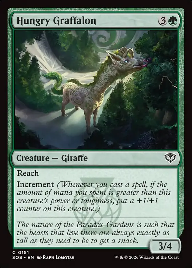 2026 Secrets of Strixhaven Hungry Graffalon #151 common card image