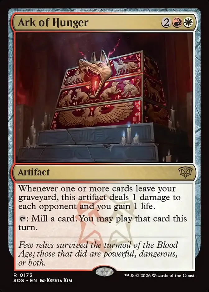 2026 Secrets of Strixhaven Ark of Hunger [Promo Foil] rare #173 rare card image