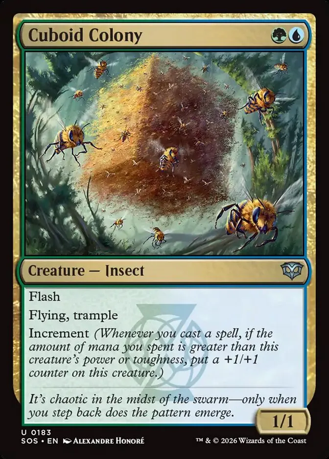 2026 Secrets of Strixhaven Cuboid Colony #183 uncommon card image