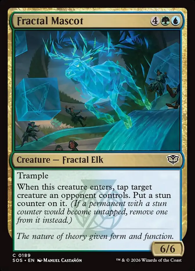 2026 Secrets of Strixhaven Fractal Mascot #189 common card image