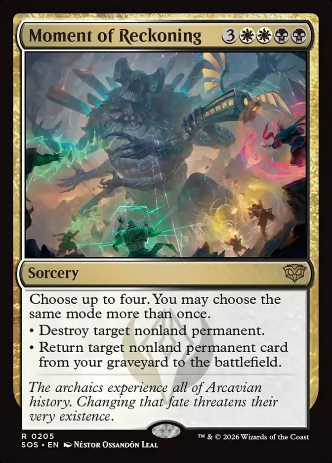 2026 Secrets of Strixhaven Moment of Reckoning #205 rare card image