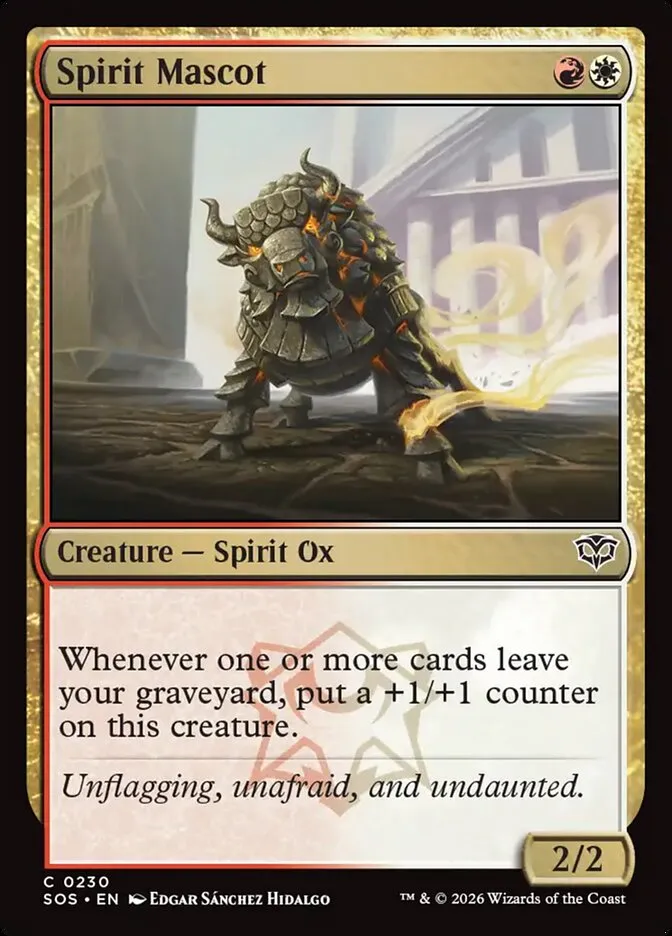 2026 Secrets of Strixhaven Spirit Mascot #230 common card image