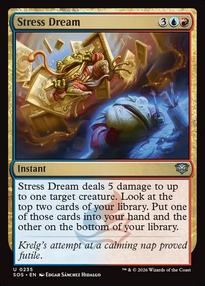 2026 Secrets of Strixhaven Stress Dream #235 uncommon card image
