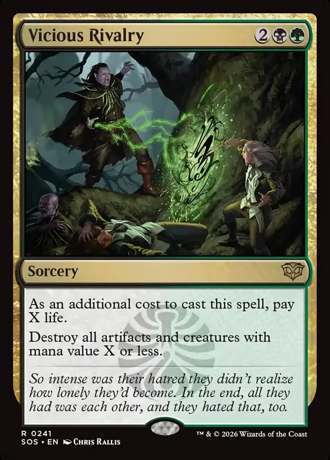 2026 Secrets of Strixhaven Vicious Rivalry #241 rare card image