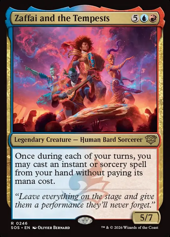 2026 Secrets of Strixhaven Zaffai and the Tempests #246 rare card image