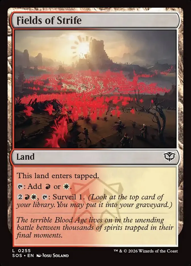2026 Secrets of Strixhaven Fields of Strife #255 common card image