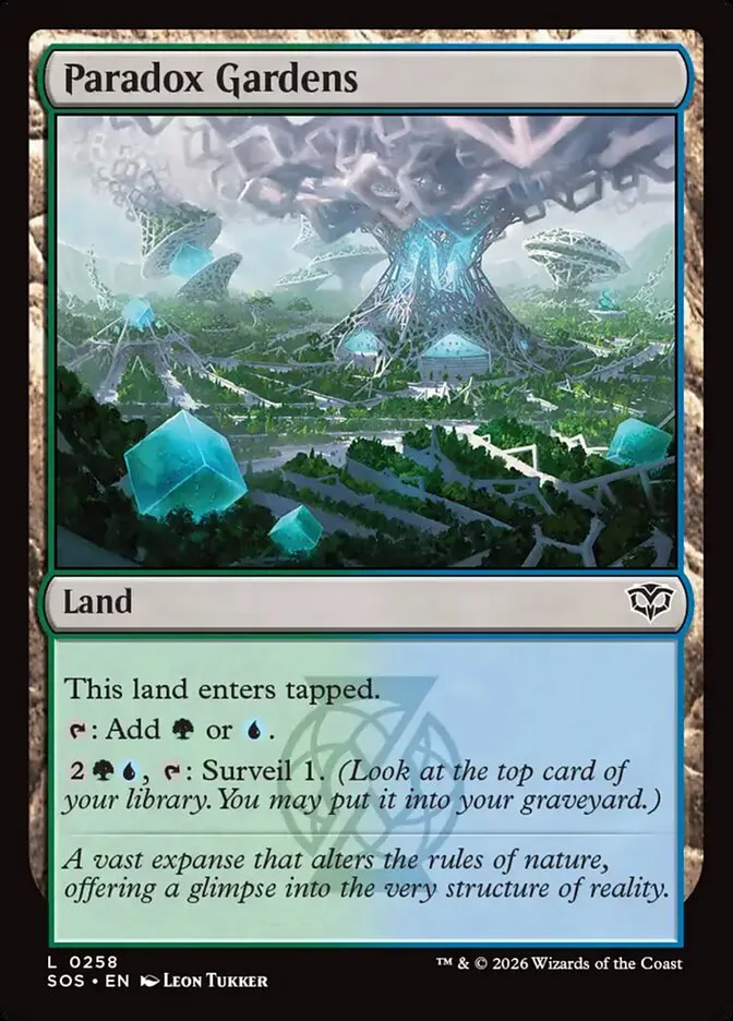 2026 Secrets of Strixhaven Paradox Gardens #258 common card image