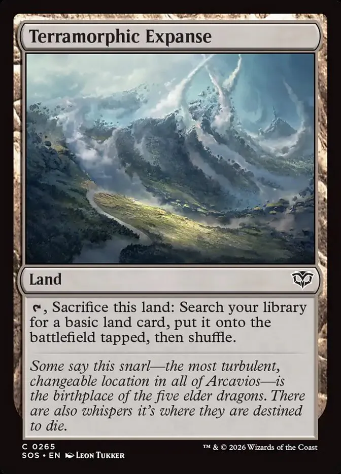 2026 Secrets of Strixhaven Terramorphic Expanse #265 common card image