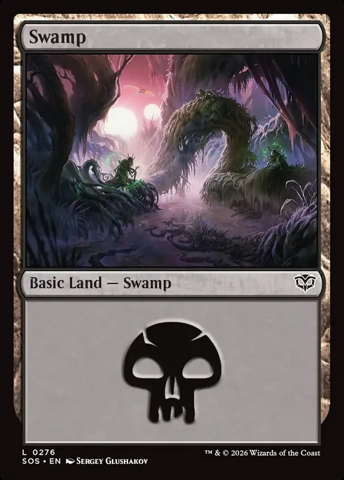 2026 Secrets of Strixhaven Swamp #276 common card image