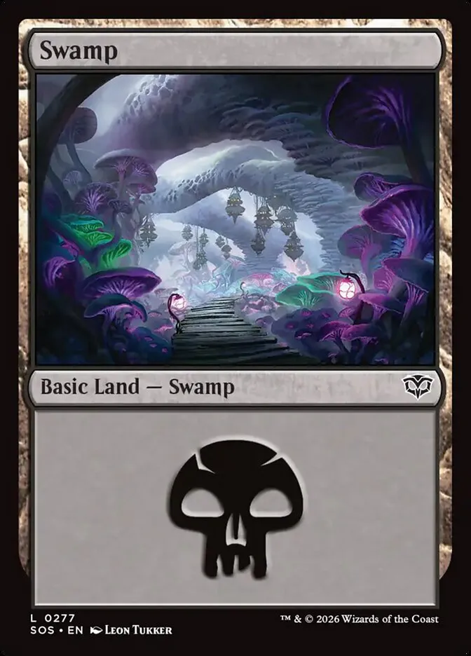 2026 Secrets of Strixhaven Swamp #277 common card image