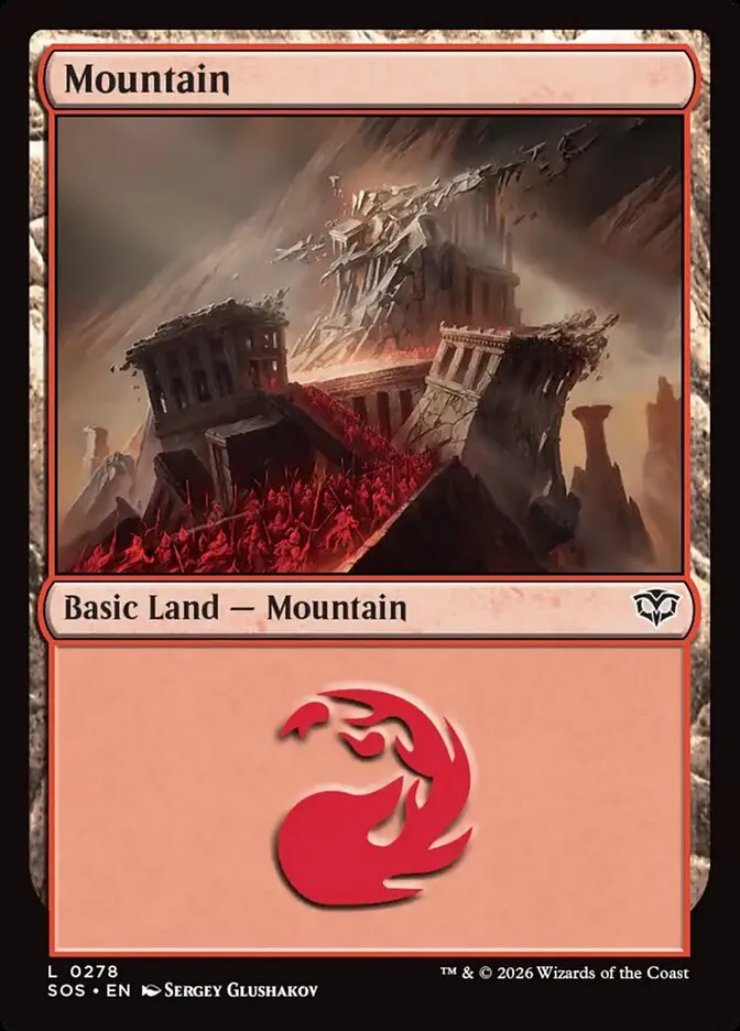 2026 Secrets of Strixhaven Mountain #278 common card image