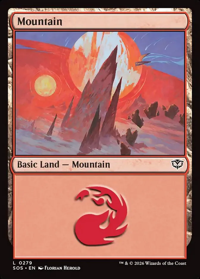 2026 Secrets of Strixhaven Mountain #279 common card image
