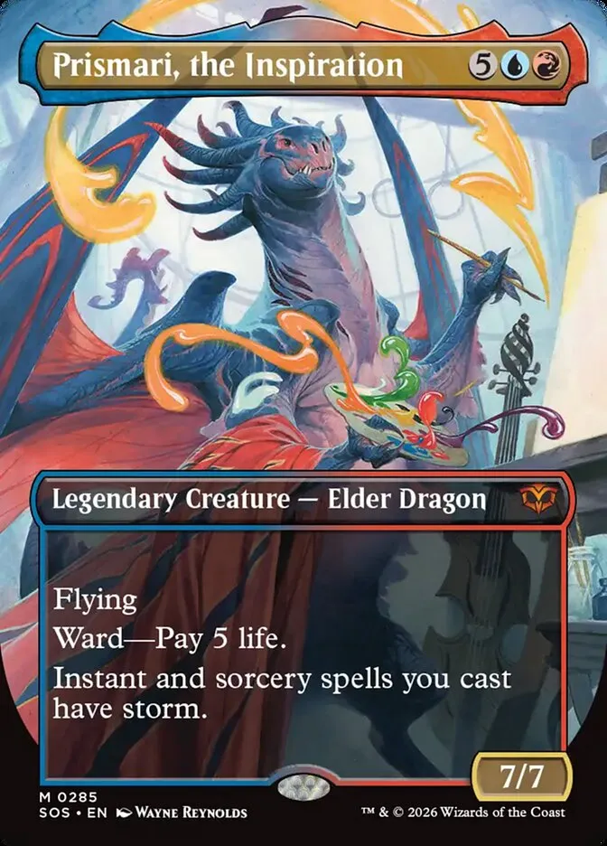 2026 Secrets of Strixhaven Prismari, the Inspiration mythic #285 mythic card image