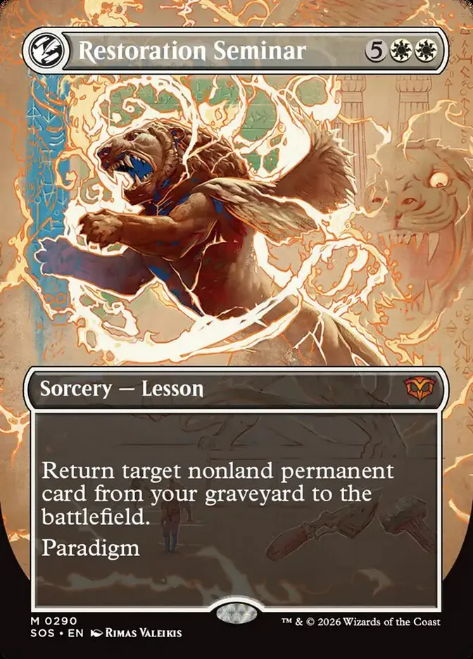 2026 Secrets of Strixhaven Restoration Seminar mythic #290 mythic card image