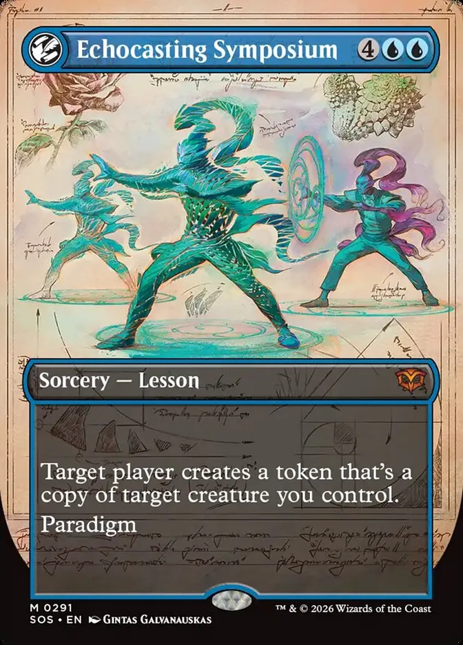 2026 Secrets of Strixhaven Echocasting Symposium mythic #291 mythic card image