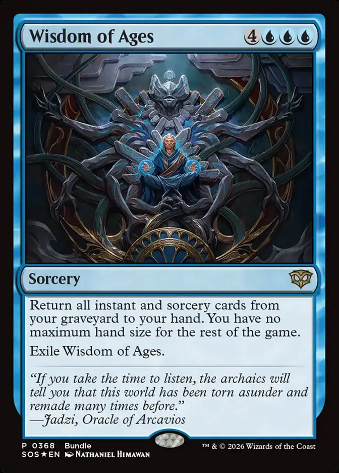 2026 Secrets of Strixhaven Wisdom of Ages #368 rare card image