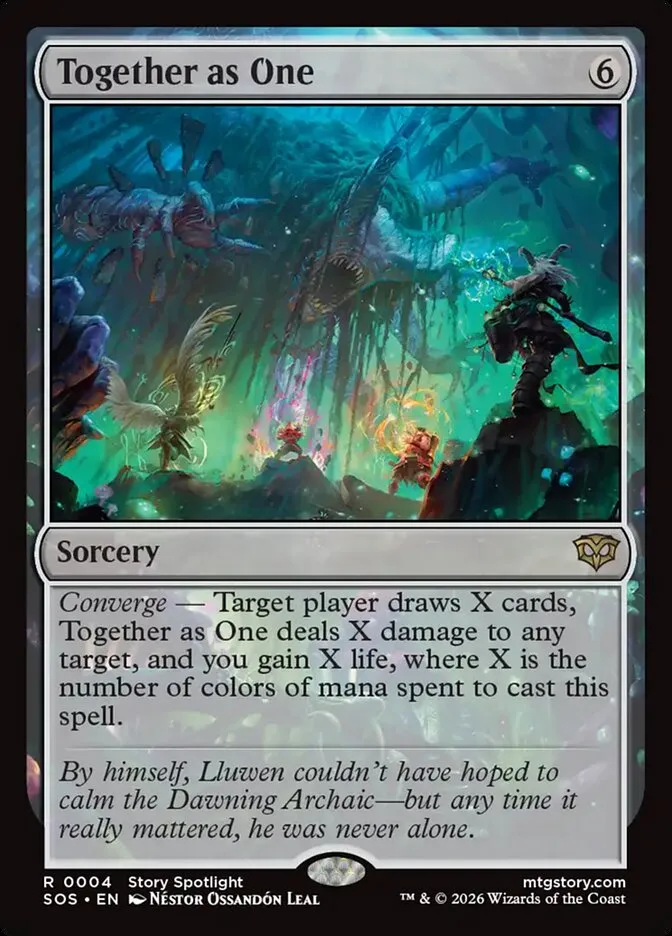 2026 Secrets of Strixhaven Together as One rare #4 rare card image