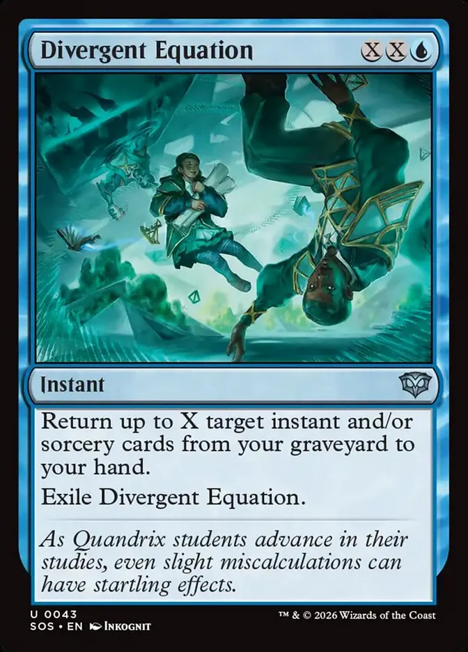 2026 Secrets of Strixhaven Divergent Equation uncommon #43 uncommon card image