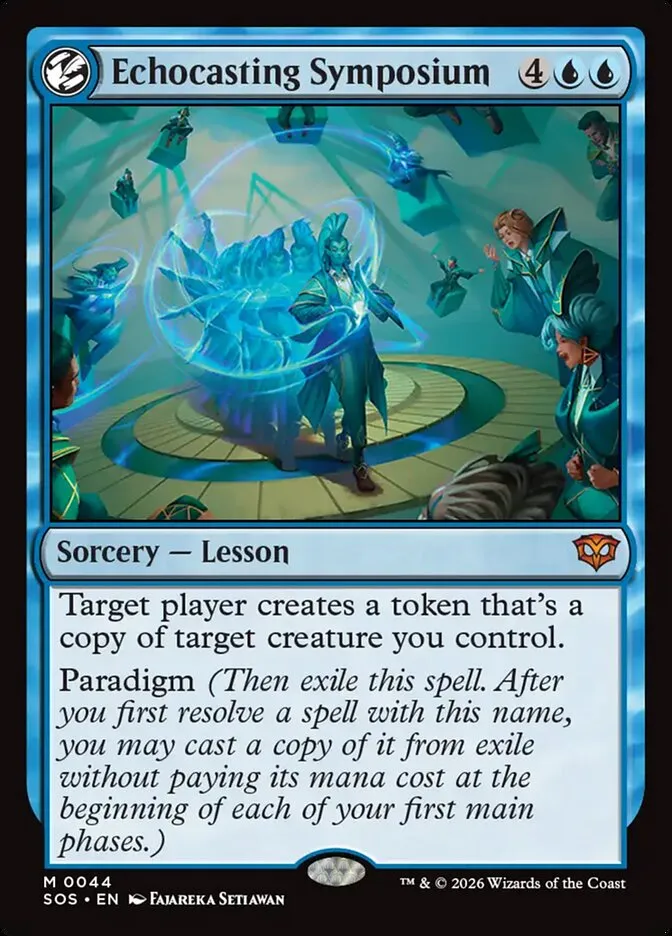 2026 Secrets of Strixhaven Echocasting Symposium mythic #44 mythic card image
