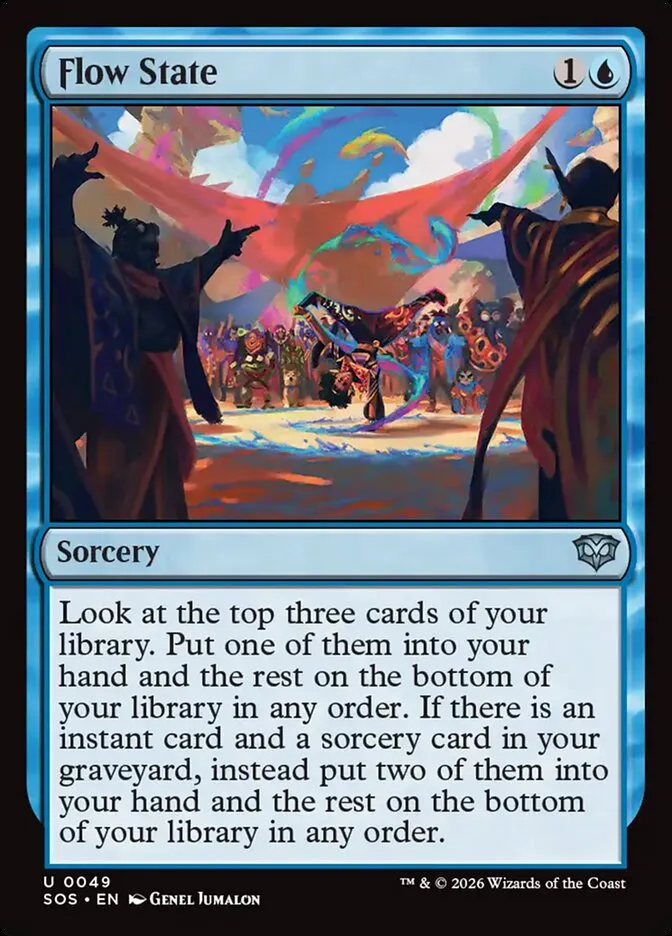 2026 Secrets of Strixhaven Flow State uncommon #49 uncommon card image