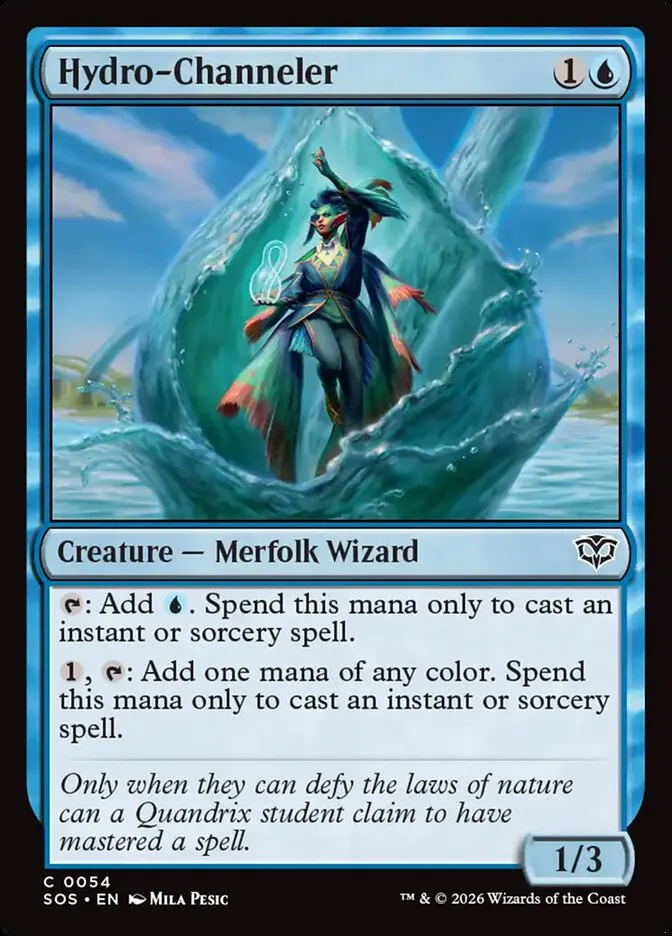 2026 Secrets of Strixhaven Hydro-Channeler common #54 common card image