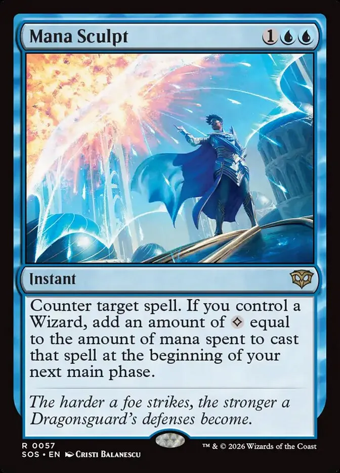 2026 Secrets of Strixhaven Mana Sculpt rare #57 rare card image