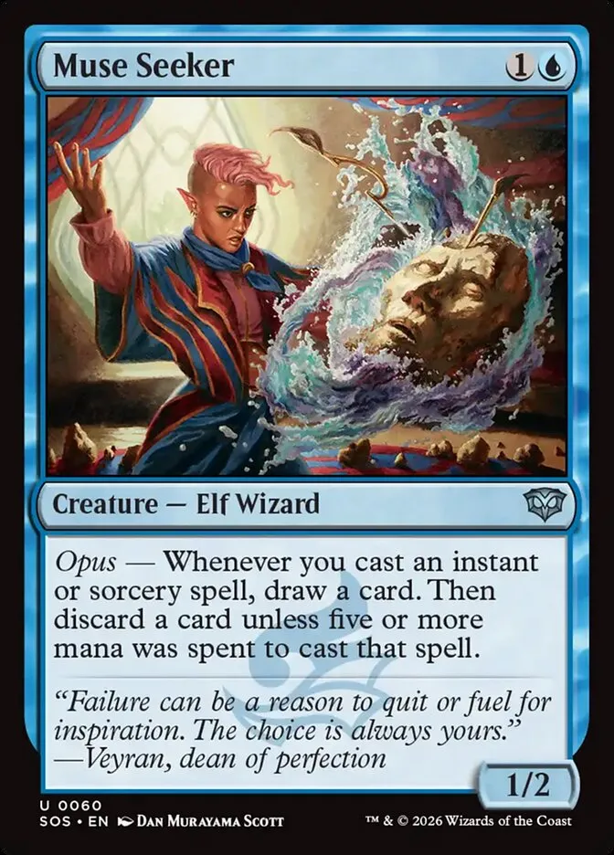 2026 Secrets of Strixhaven Muse Seeker uncommon #60 uncommon card image